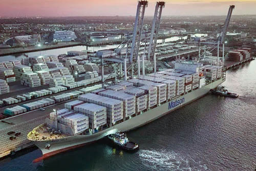 美森快船統(tǒng)一配送，其中正班船和加班船隨機(jī)配